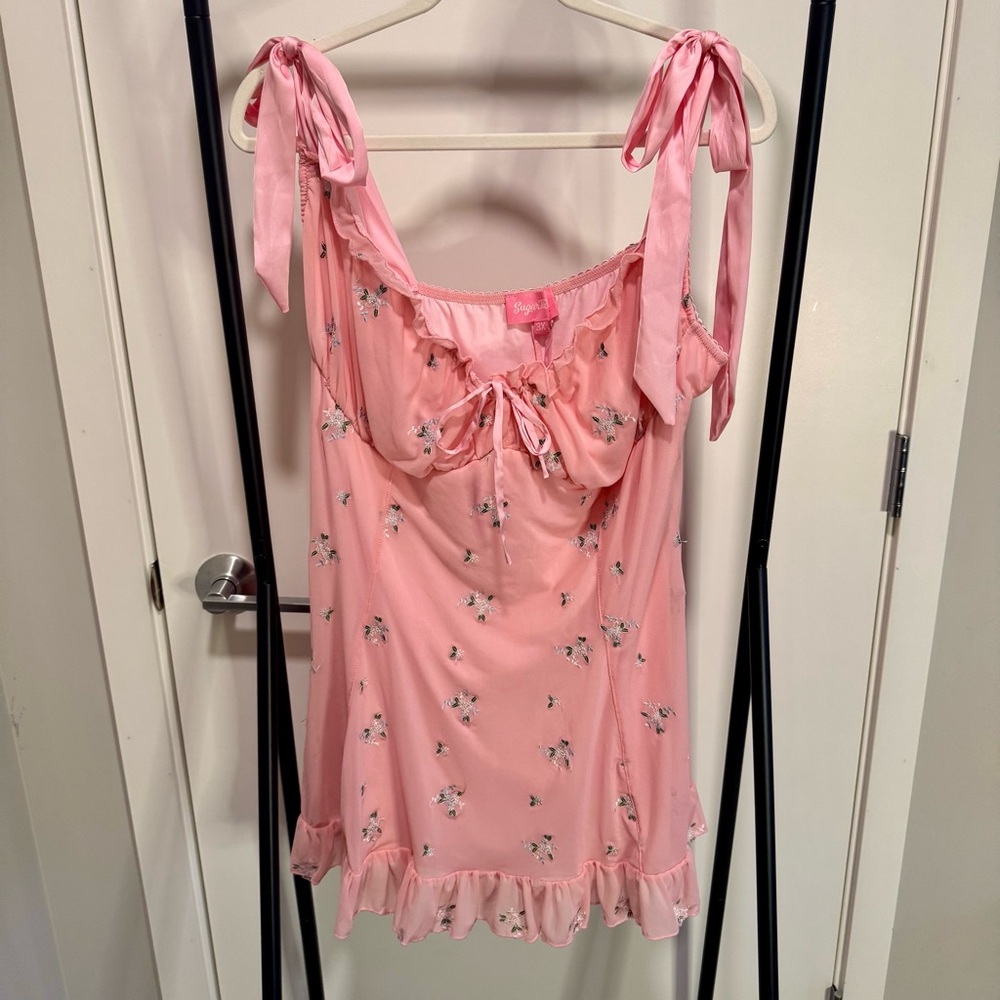 Sugar Thrillz Wildflower Fables Mini Dress 3X